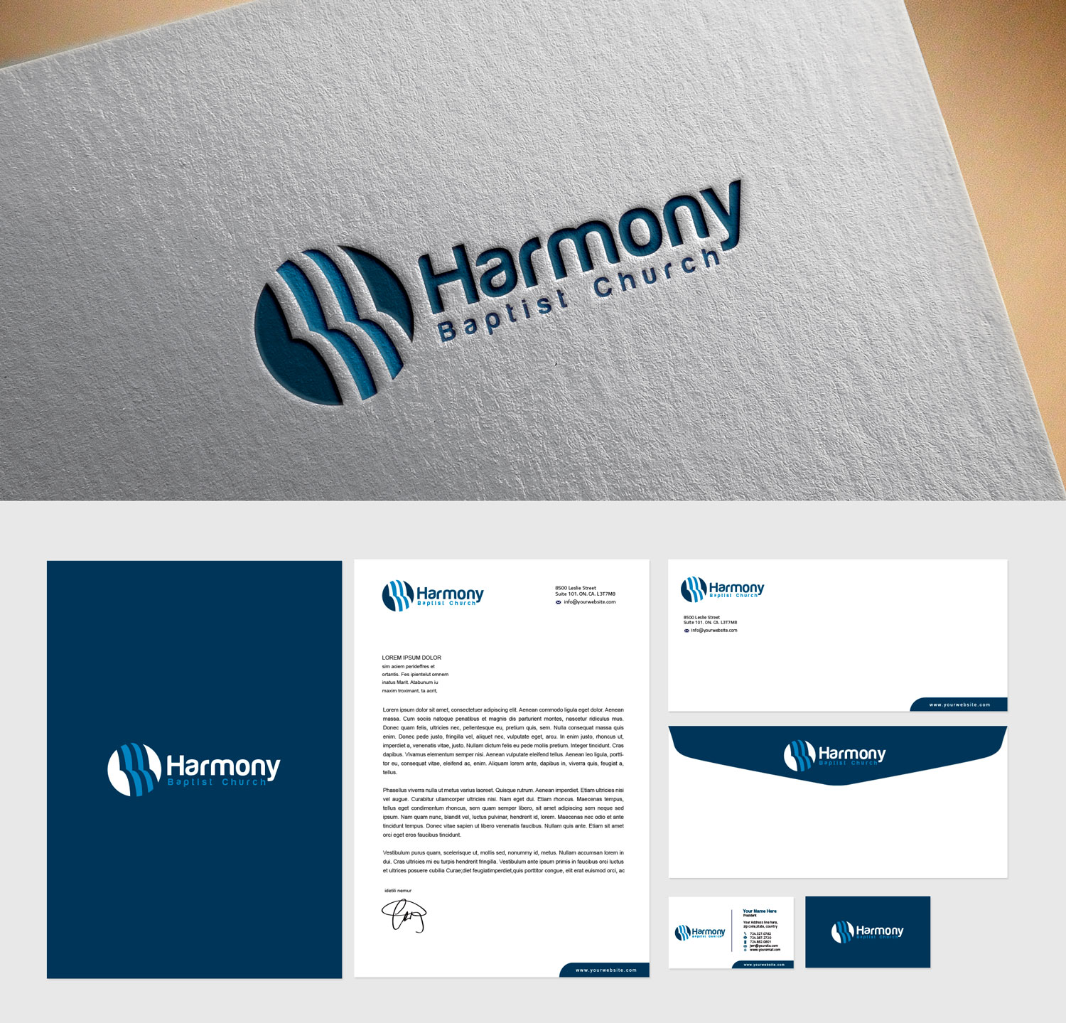 Logo-Design von Joseph Affran für Harmony Baptist Church | Design: #16967302