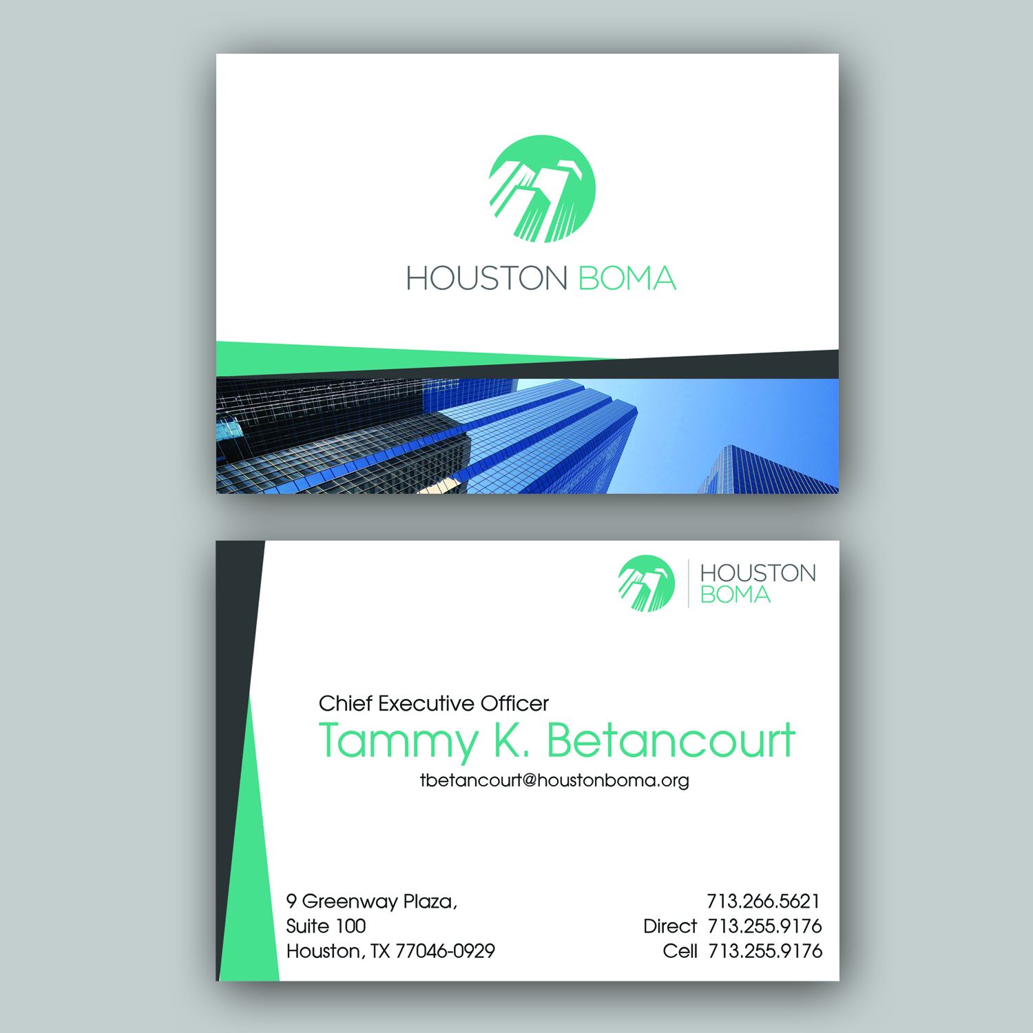 Business Card Design by povin for Houston BOMA | Design #17016548