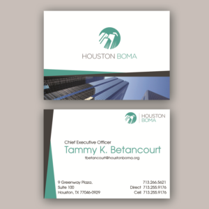 Business Card Design by povin for Houston BOMA | Design: #17016548