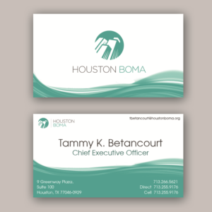 Business Card Design by povin for Houston BOMA | Design: #17016602
