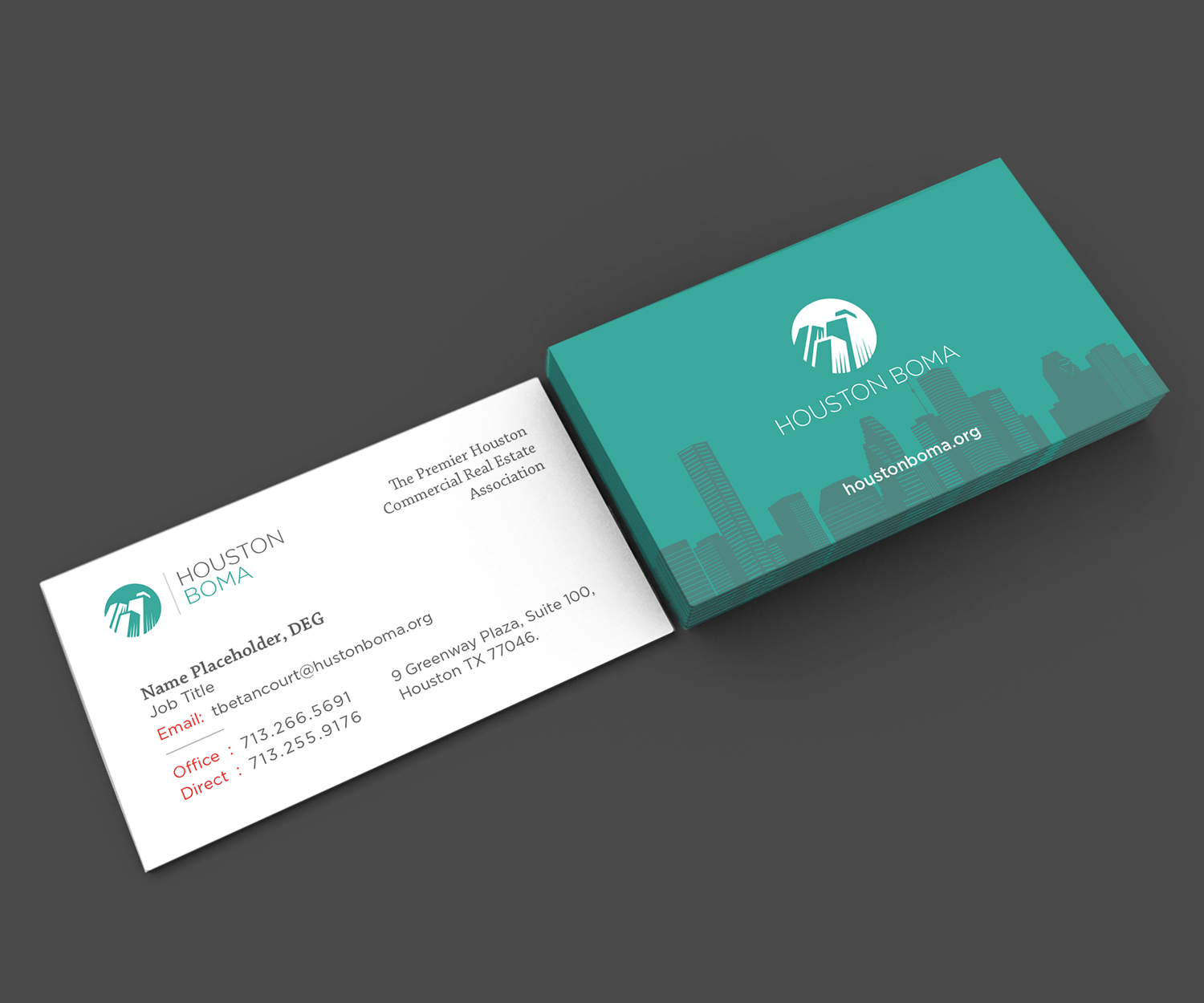 Visitenkarten-Design von Tahmid.G für Houston BOMA | Design #16984276
