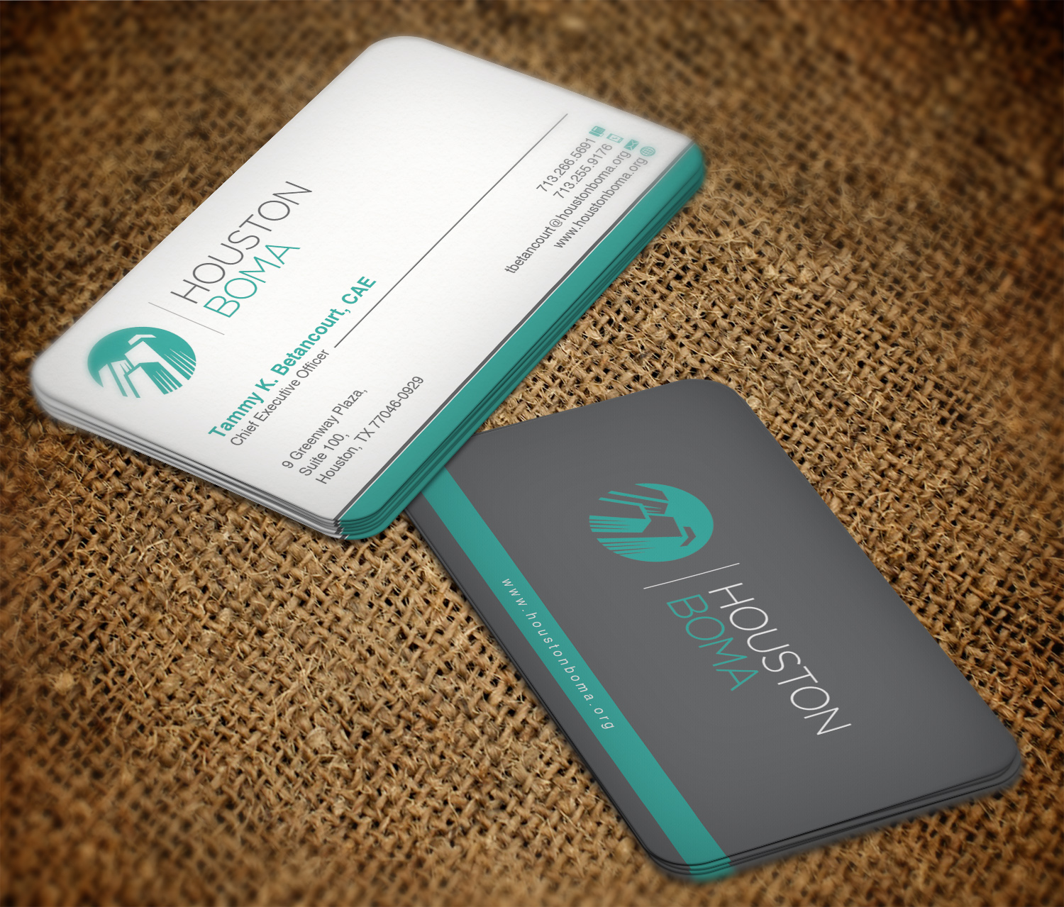 Business Card Design by WebixBD for Houston BOMA | Design #17002322