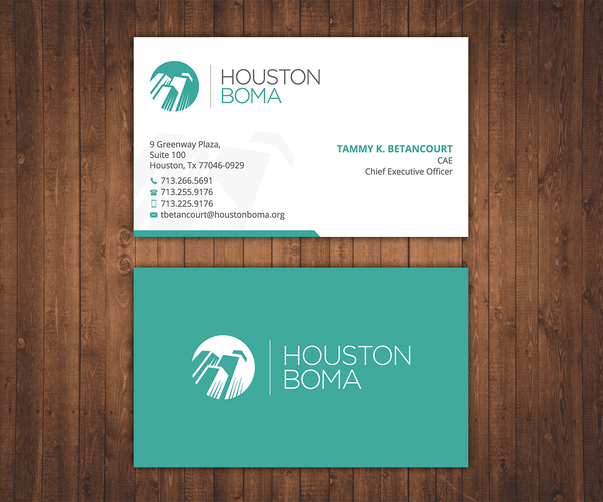 Business Card Design by Stylez Designz for Houston BOMA | Design #17016443