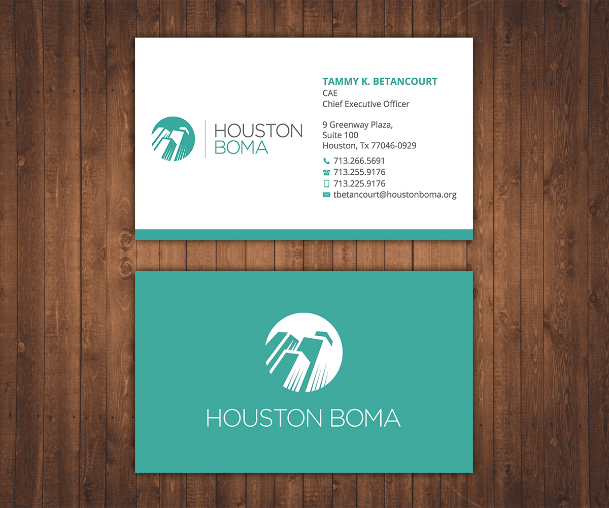 Business Card Design by Stylez Designz for Houston BOMA | Design #17016444