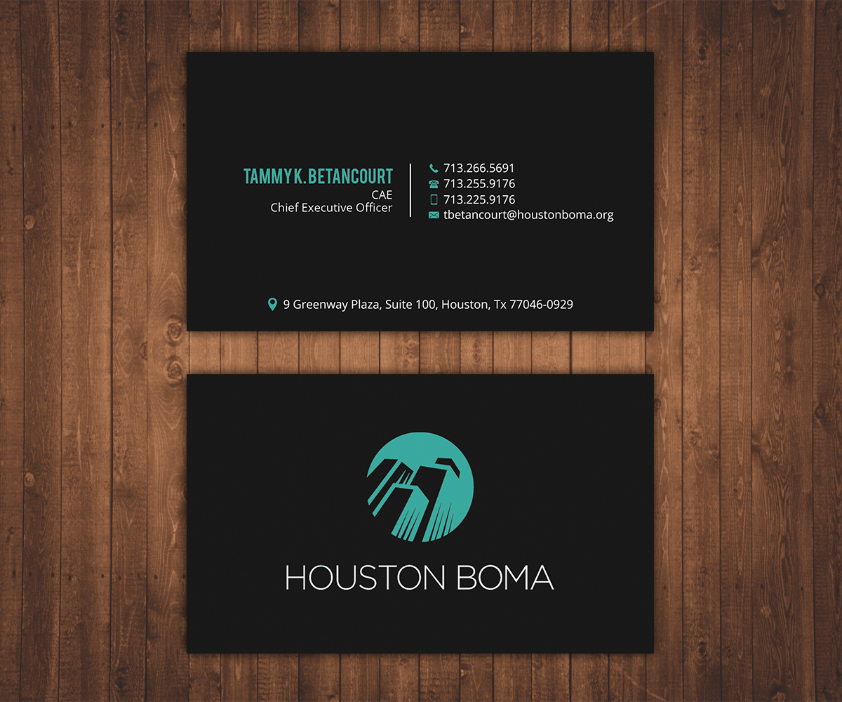 Business Card Design by Stylez Designz for Houston BOMA | Design #17016446