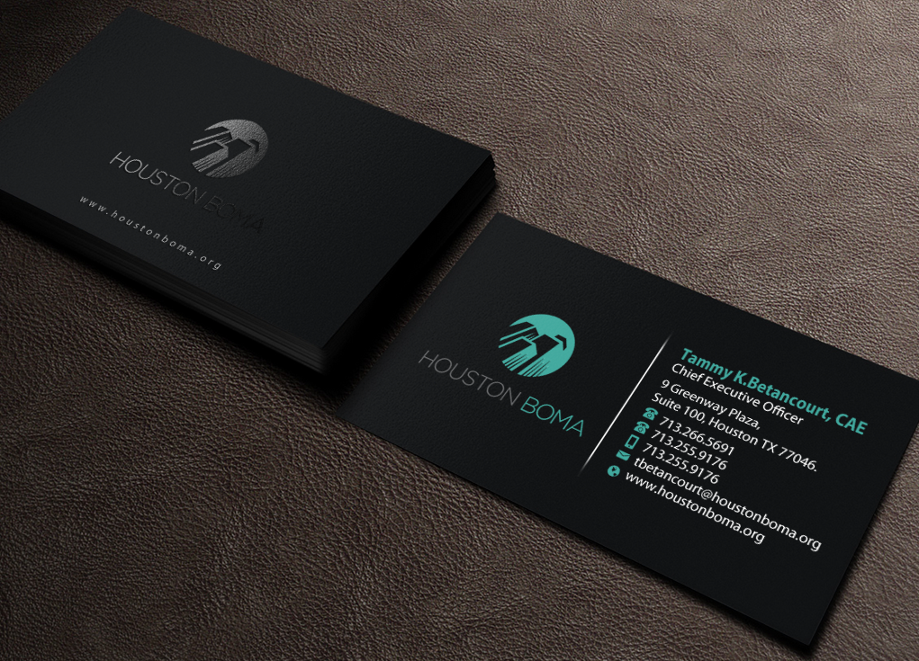 Business Card Design by Brand aid for Houston BOMA | Design #16966494