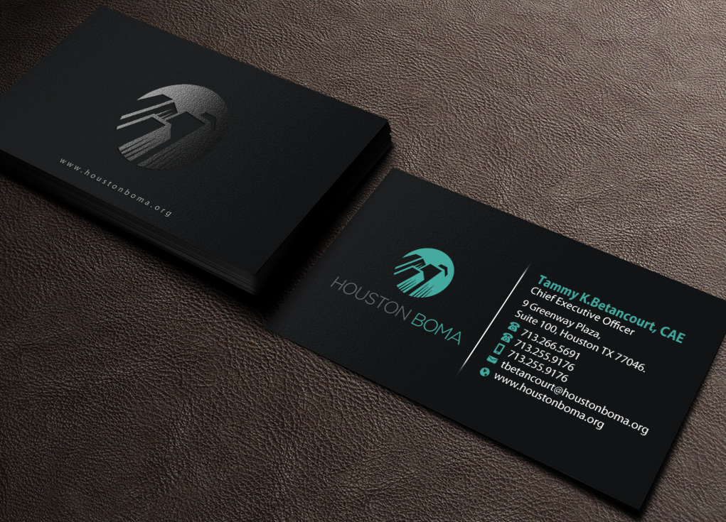 Business Card Design by Brand aid for Houston BOMA | Design #16966496
