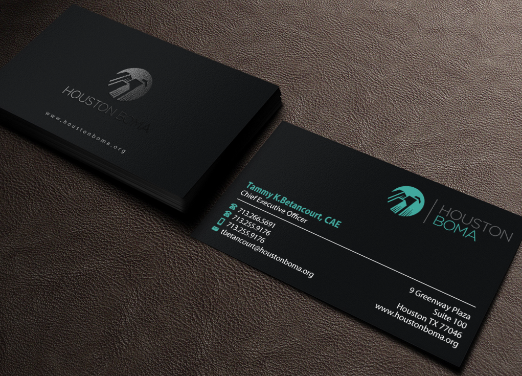Business Card Design by Brand aid for Houston BOMA | Design #16966497