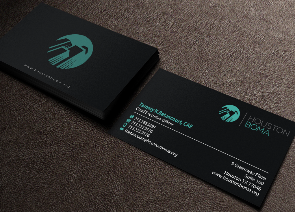 Business Card Design by Brand aid for Houston BOMA | Design #16966585