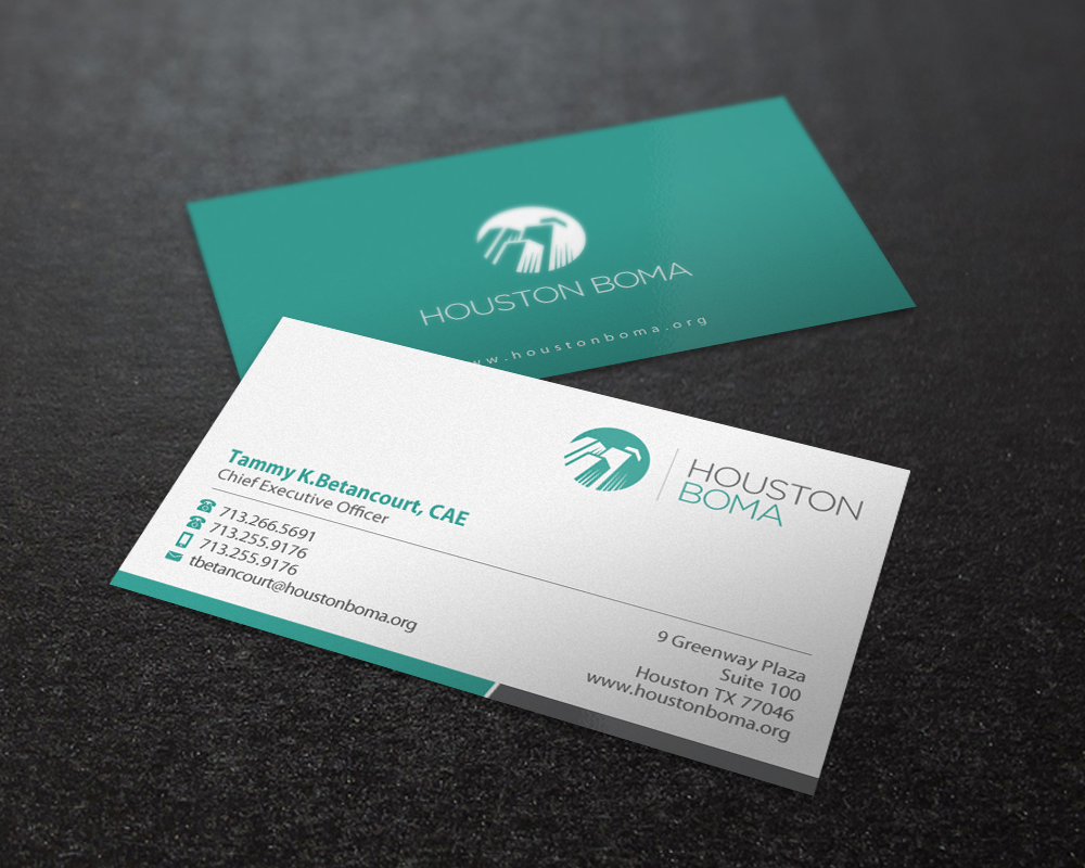 Business Card Design by Brand aid for Houston BOMA | Design #16966888