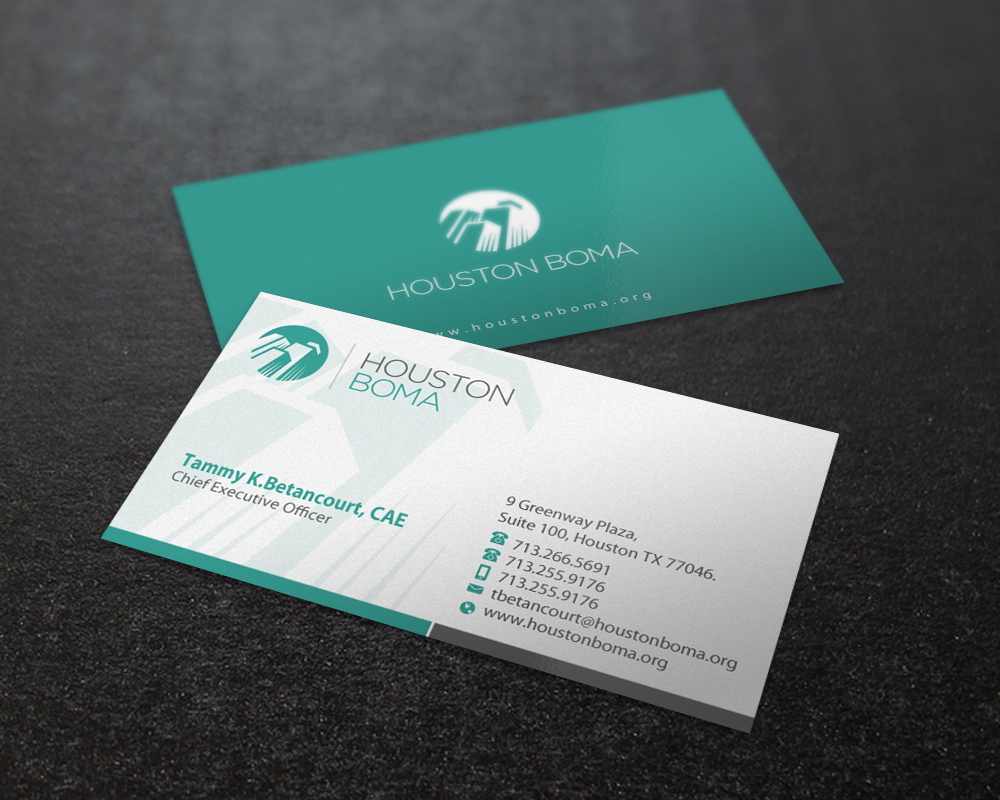 Business Card Design by Brand aid for Houston BOMA | Design #16967370