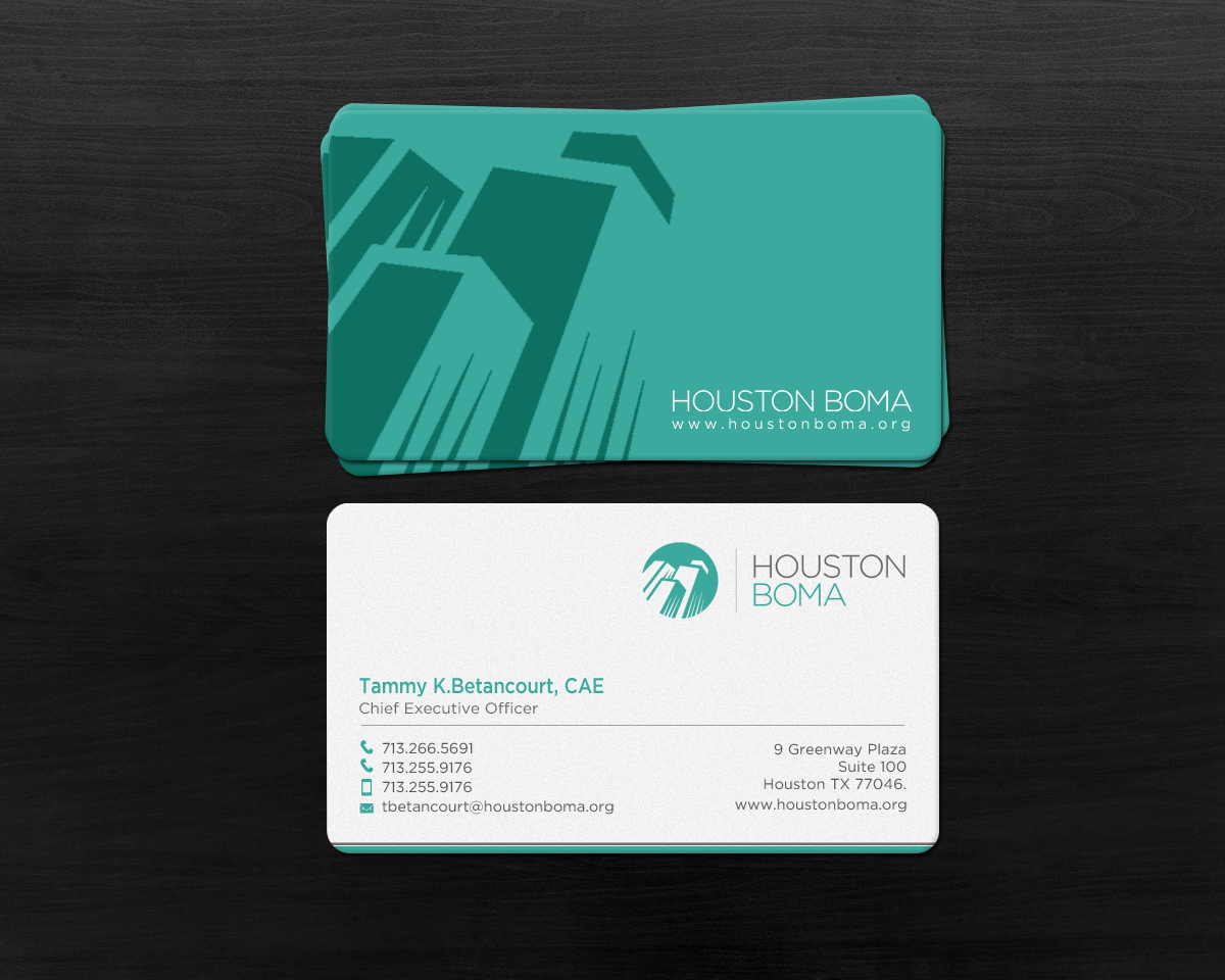 Design de Carte de Visite par chandrayaan.creative pour Houston BOMA | Design #16966673