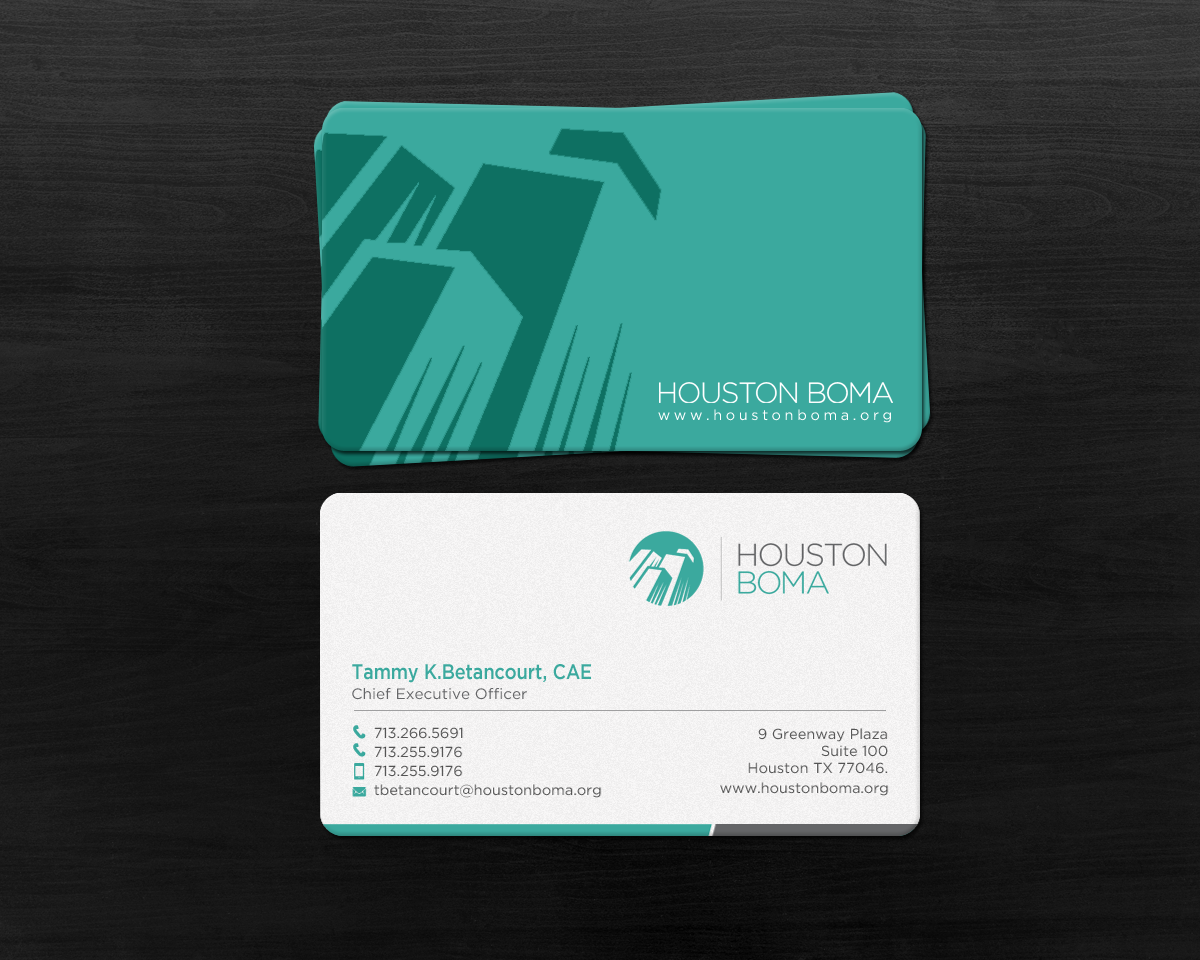 Business Card Design by chandrayaan.creative for Houston BOMA | Design #16966674