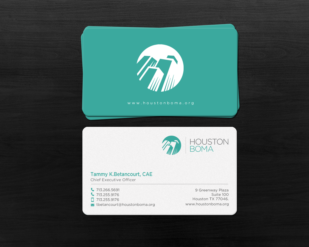 Business Card Design by chandrayaan.creative for Houston BOMA | Design #16966675