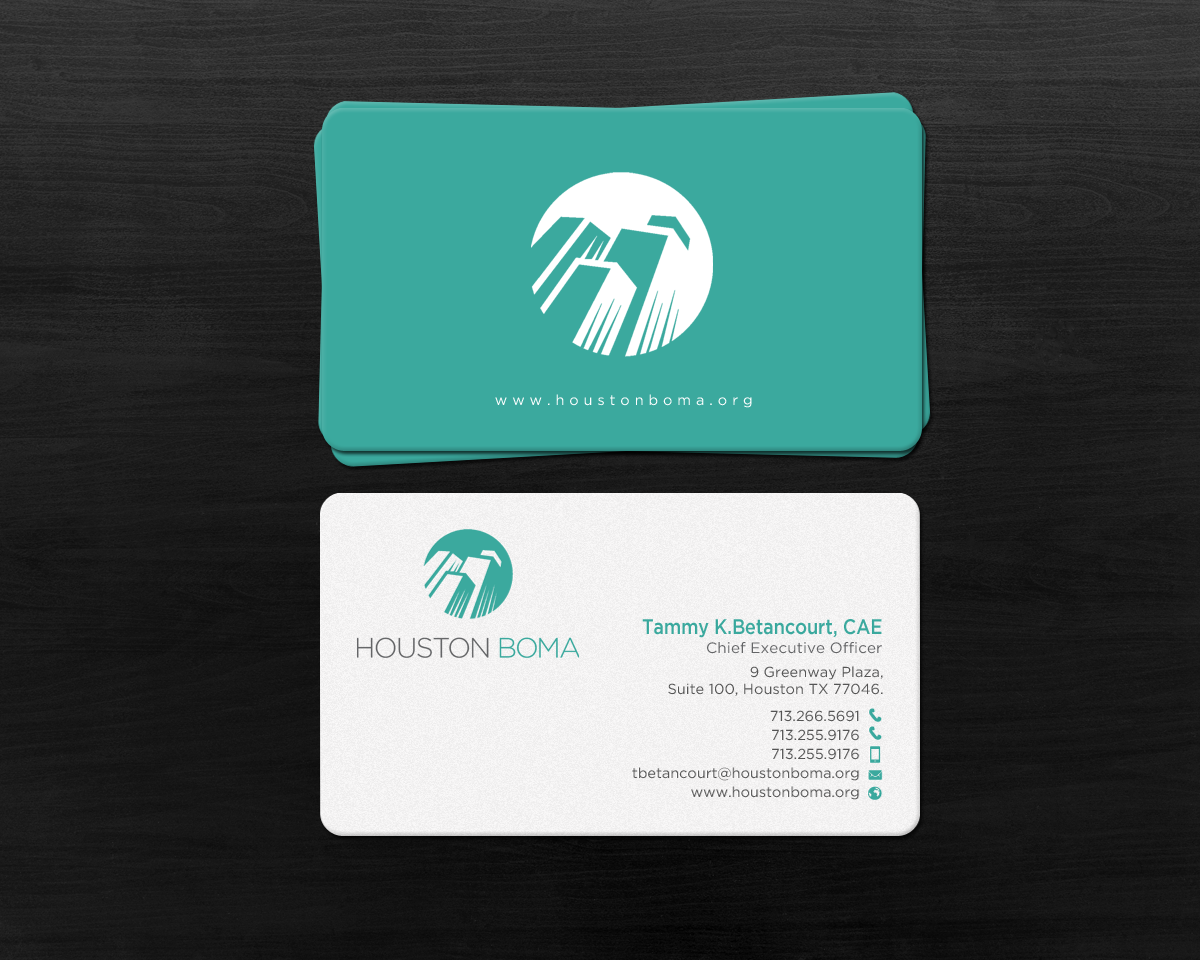 Design de Carte de Visite par chandrayaan.creative pour Houston BOMA | Design #16966677