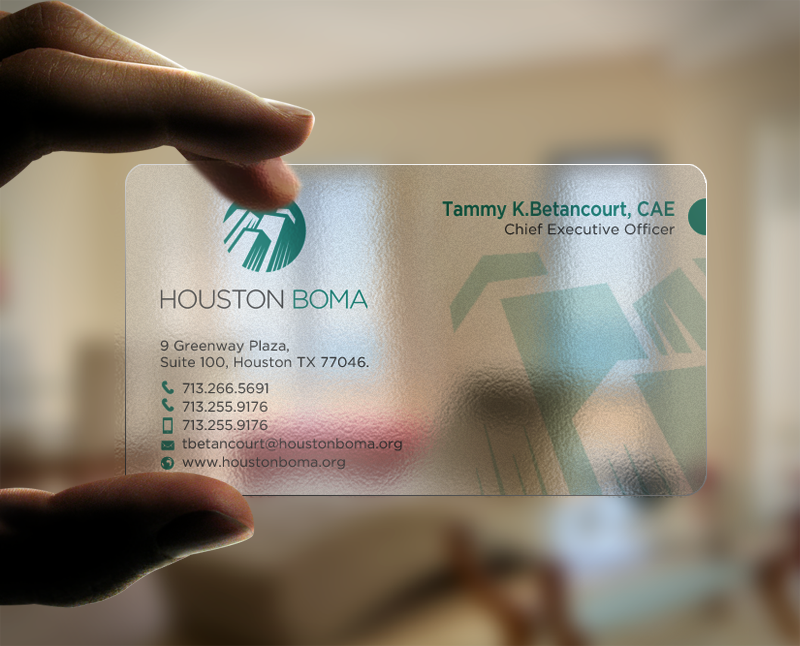 Design de Carte de Visite par chandrayaan.creative pour Houston BOMA | Design #16968825