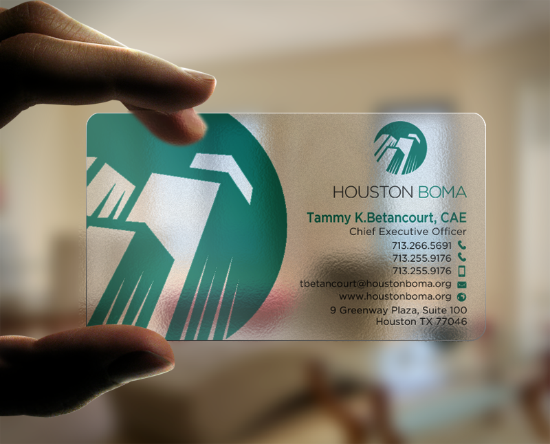 Design de Carte de Visite par chandrayaan.creative pour Houston BOMA | Design #16968827