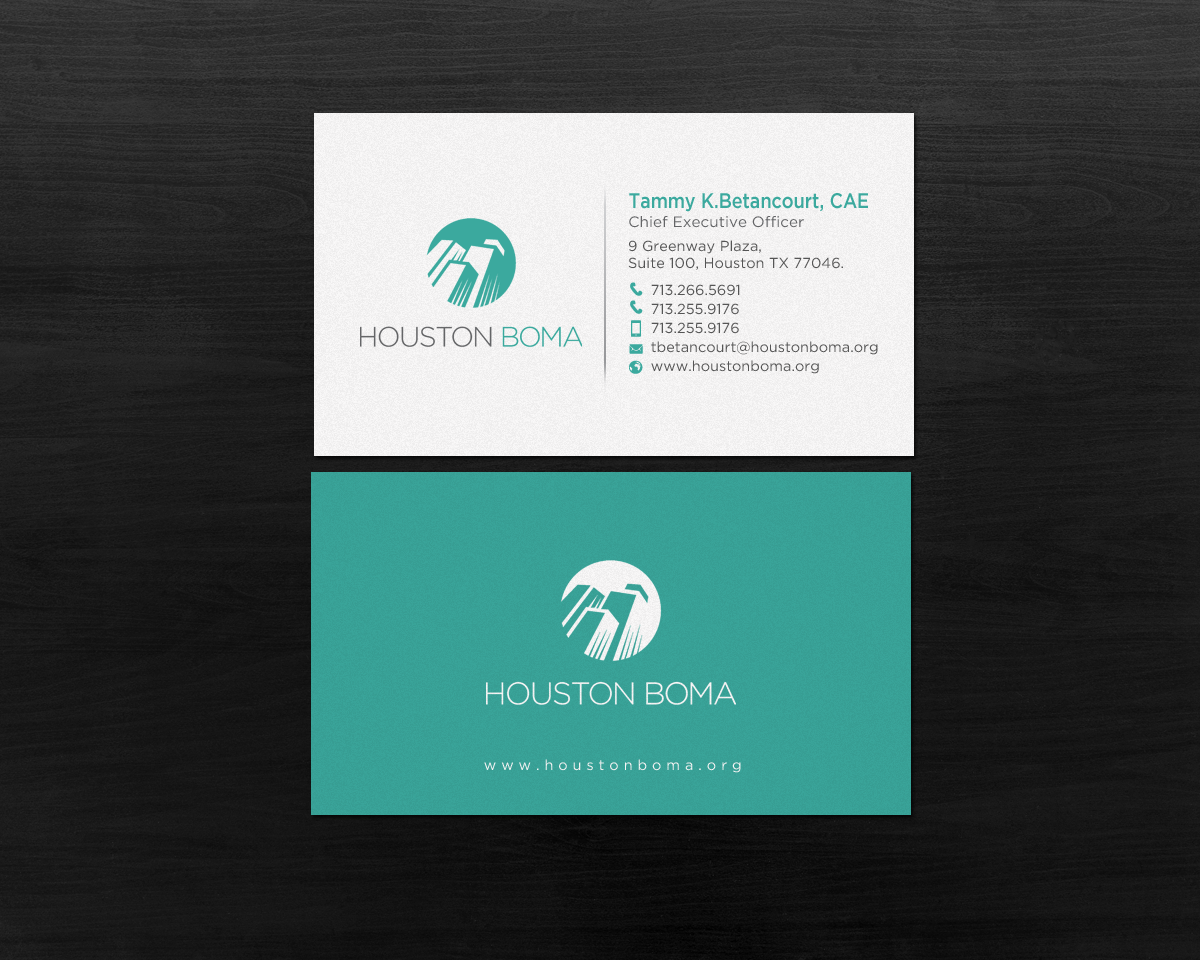 Design de Carte de Visite par chandrayaan.creative pour Houston BOMA | Design #16969004