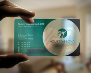 Business Card Design by chandrayaan.creative for Houston BOMA | Design: #16969122