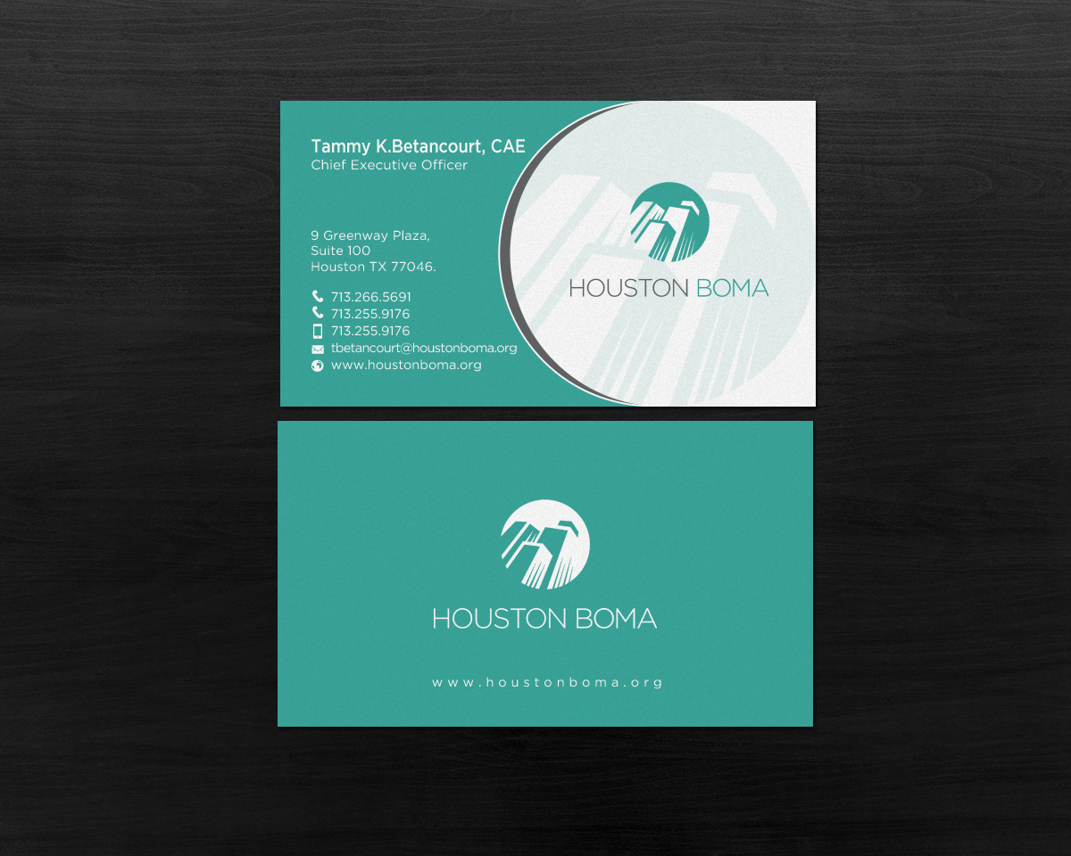 Design de Carte de Visite par chandrayaan.creative pour Houston BOMA | Design #16969123