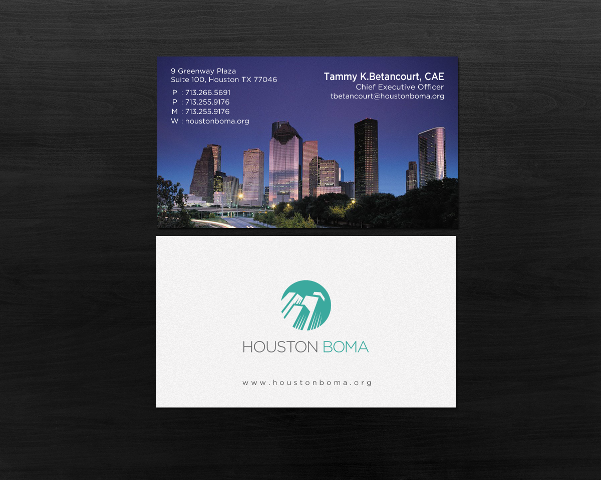 Design de Carte de Visite par chandrayaan.creative pour Houston BOMA | Design #16969125