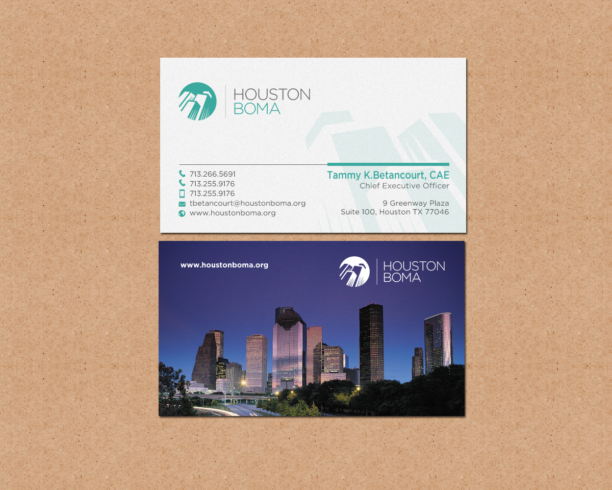 Design de Carte de Visite par chandrayaan.creative pour Houston BOMA | Design #16972609