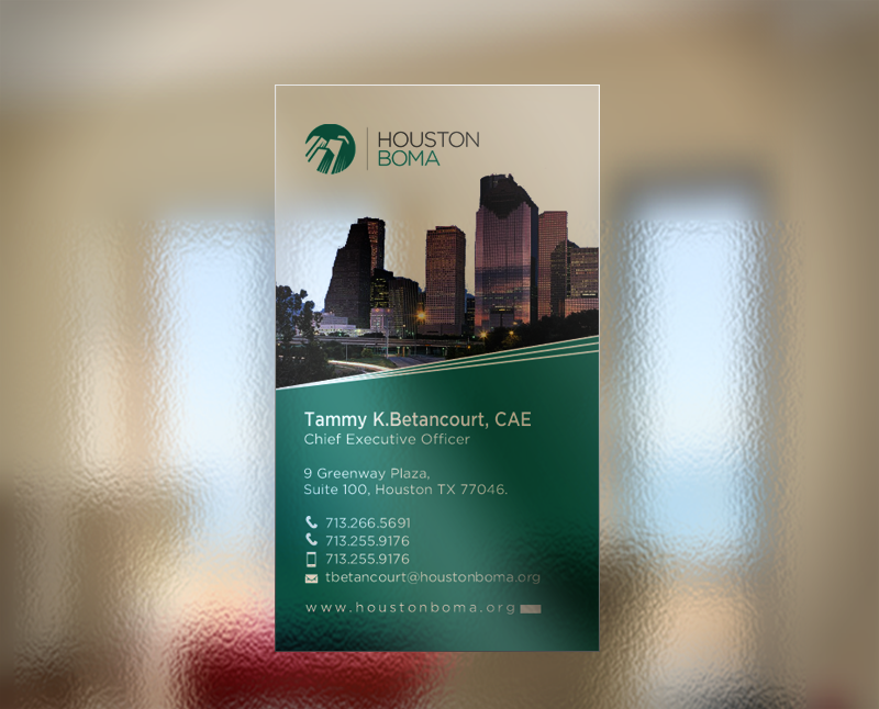Business Card Design by chandrayaan.creative for Houston BOMA | Design #16972648