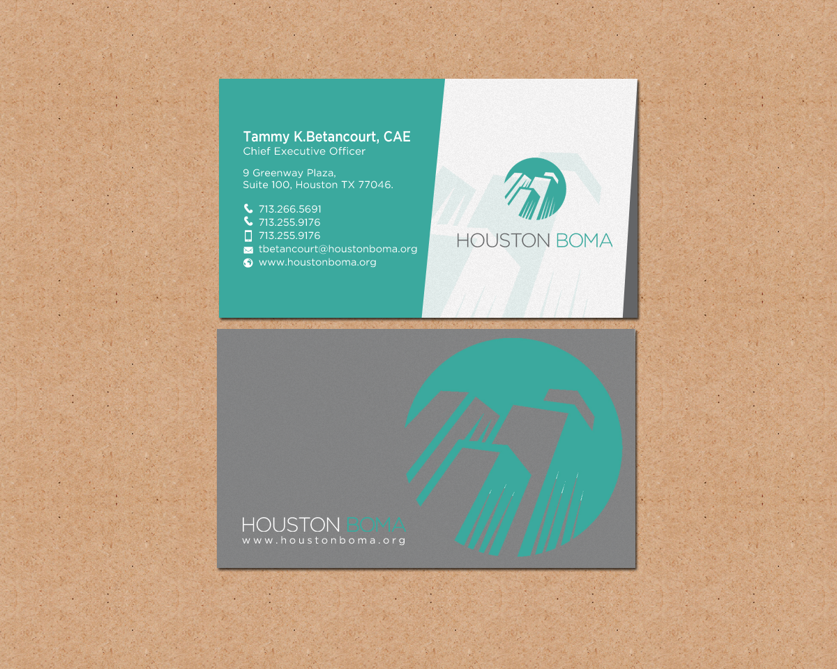 Business Card Design by chandrayaan.creative for Houston BOMA | Design #16972686