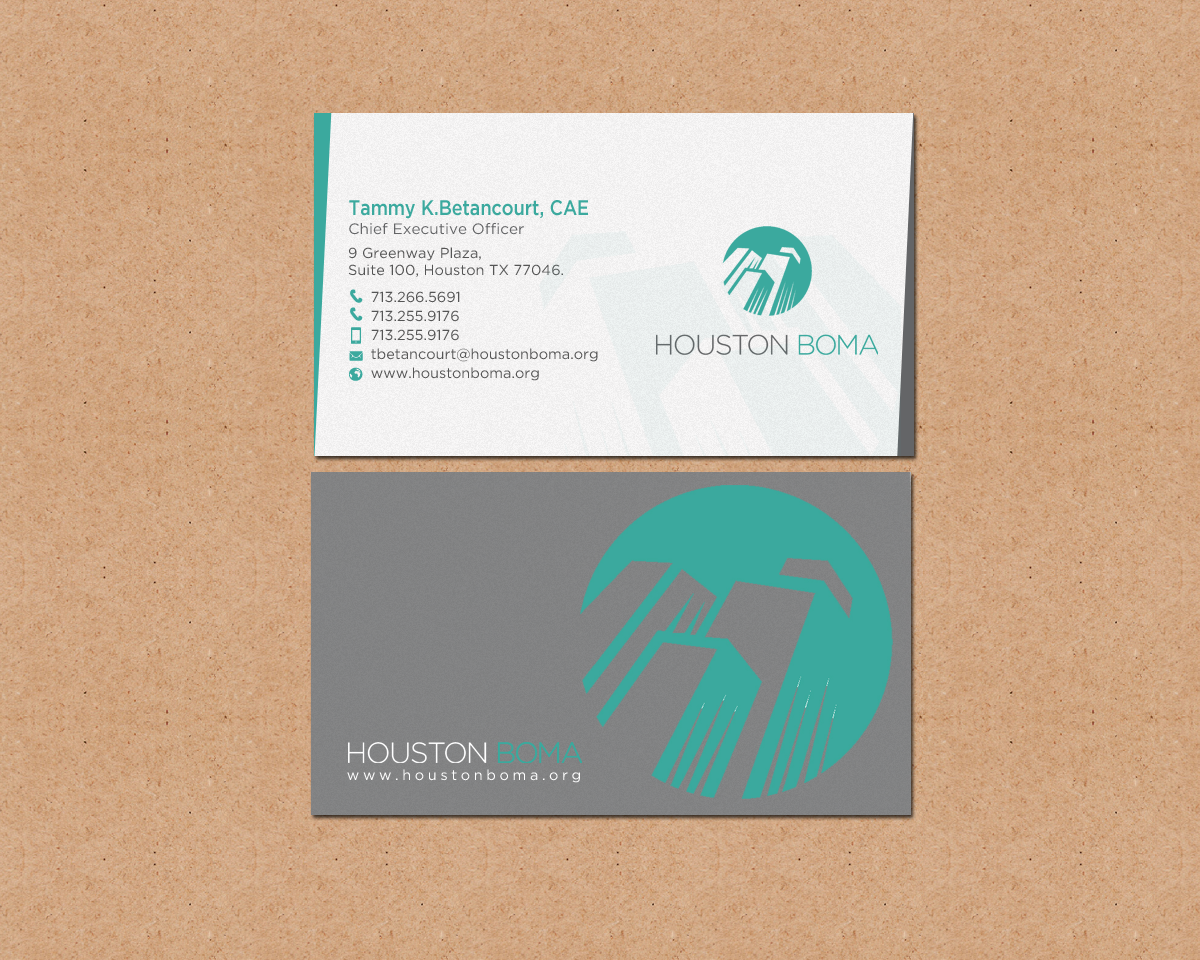 Business Card Design by chandrayaan.creative for Houston BOMA | Design #16972687