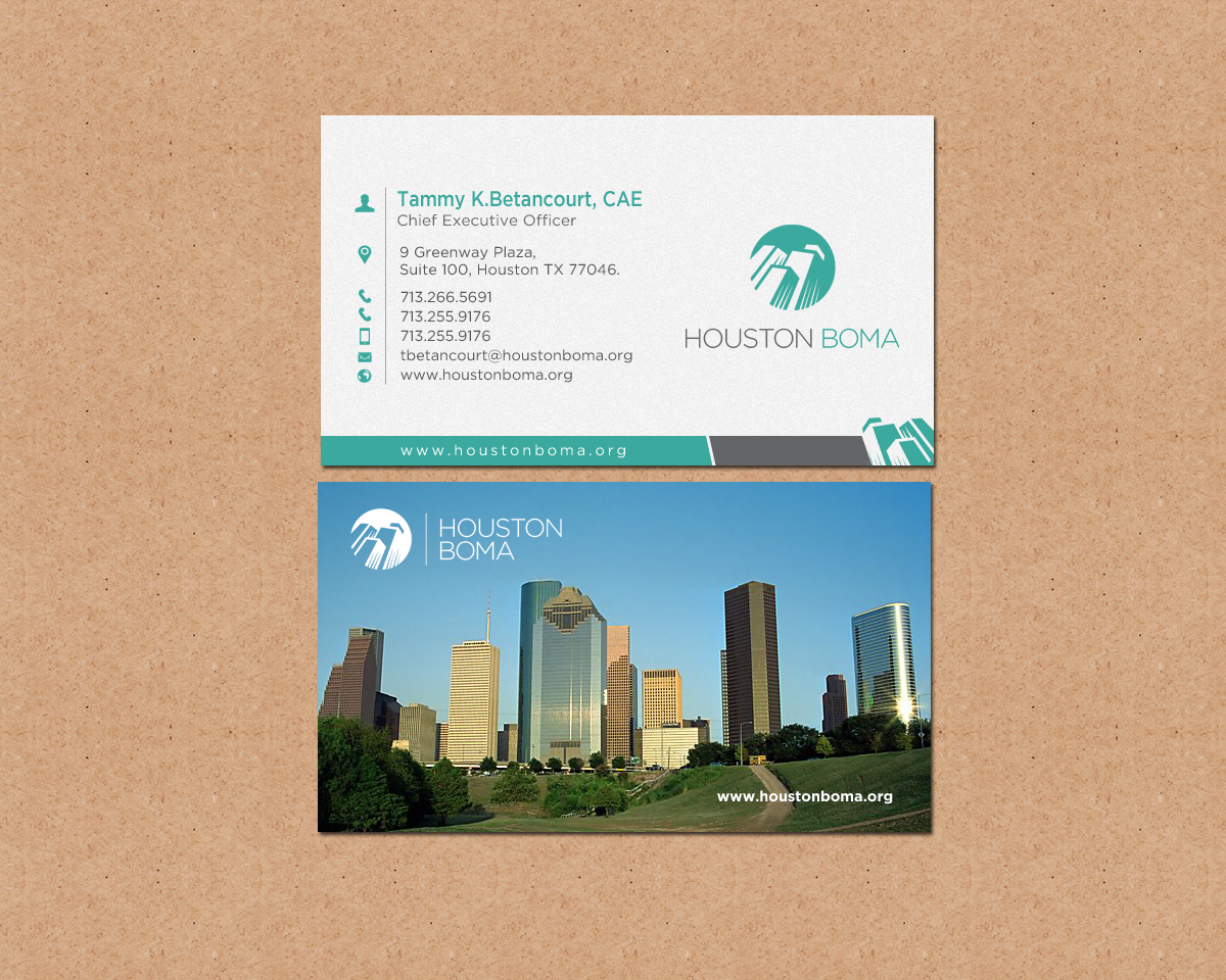 Business Card Design by chandrayaan.creative for Houston BOMA | Design #16972721