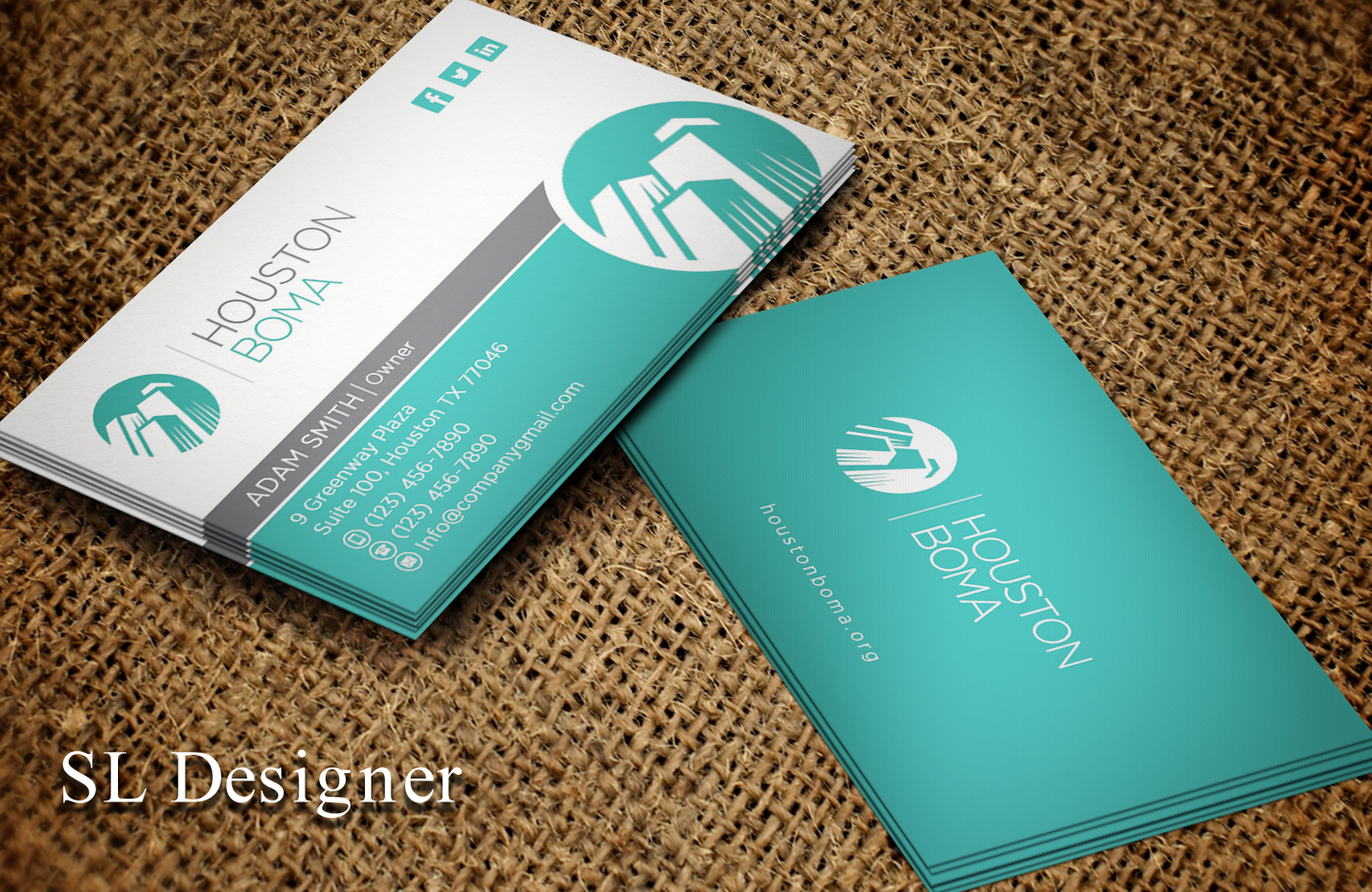 Business Card Design by SL Designer for Houston BOMA | Design #16964799