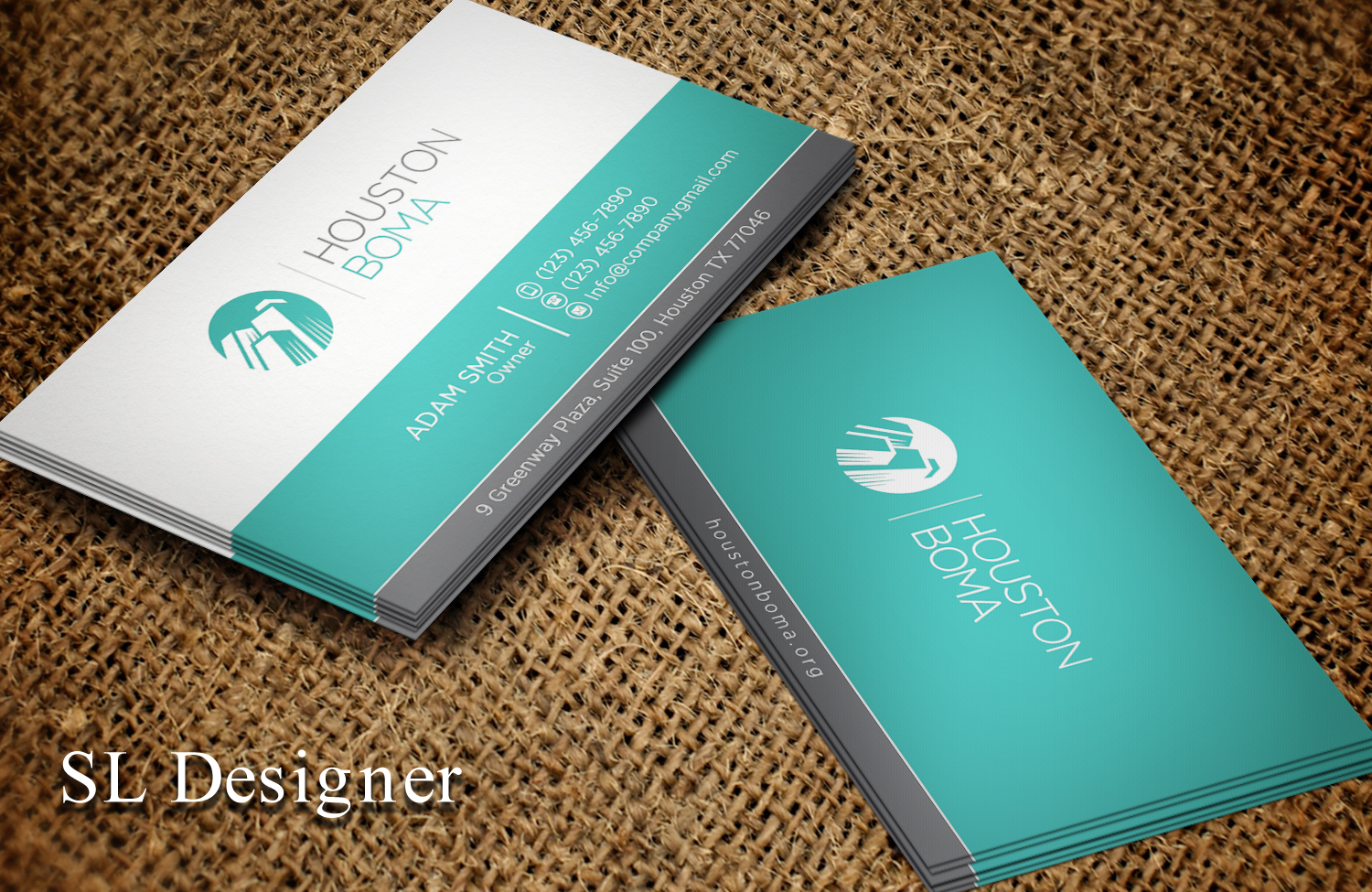 Business Card Design by SL Designer for Houston BOMA | Design #16964800