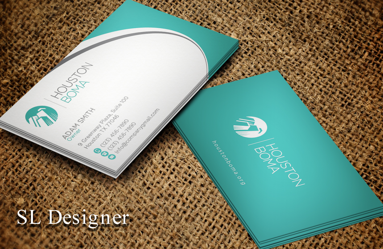 Business Card Design by SL Designer for Houston BOMA | Design #16964802