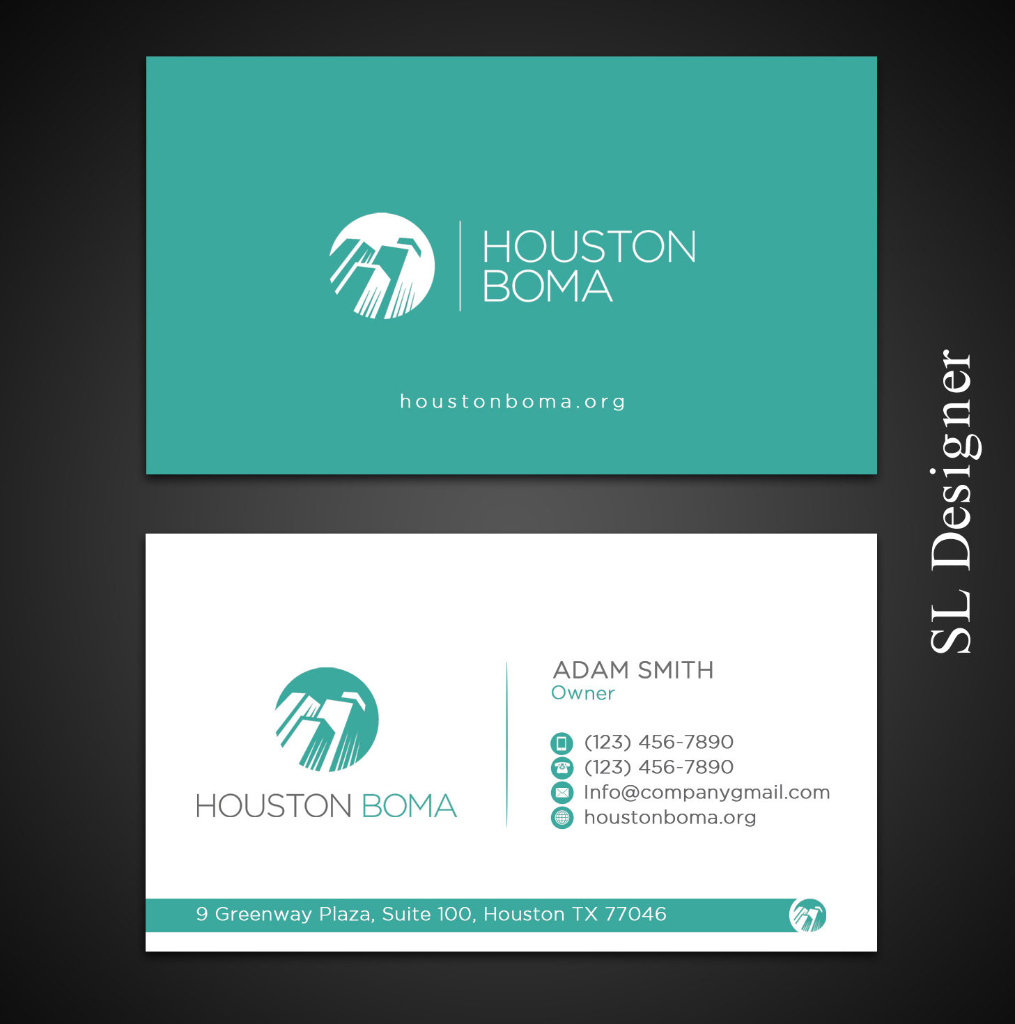 Business Card Design by SL Designer for Houston BOMA | Design #16964821