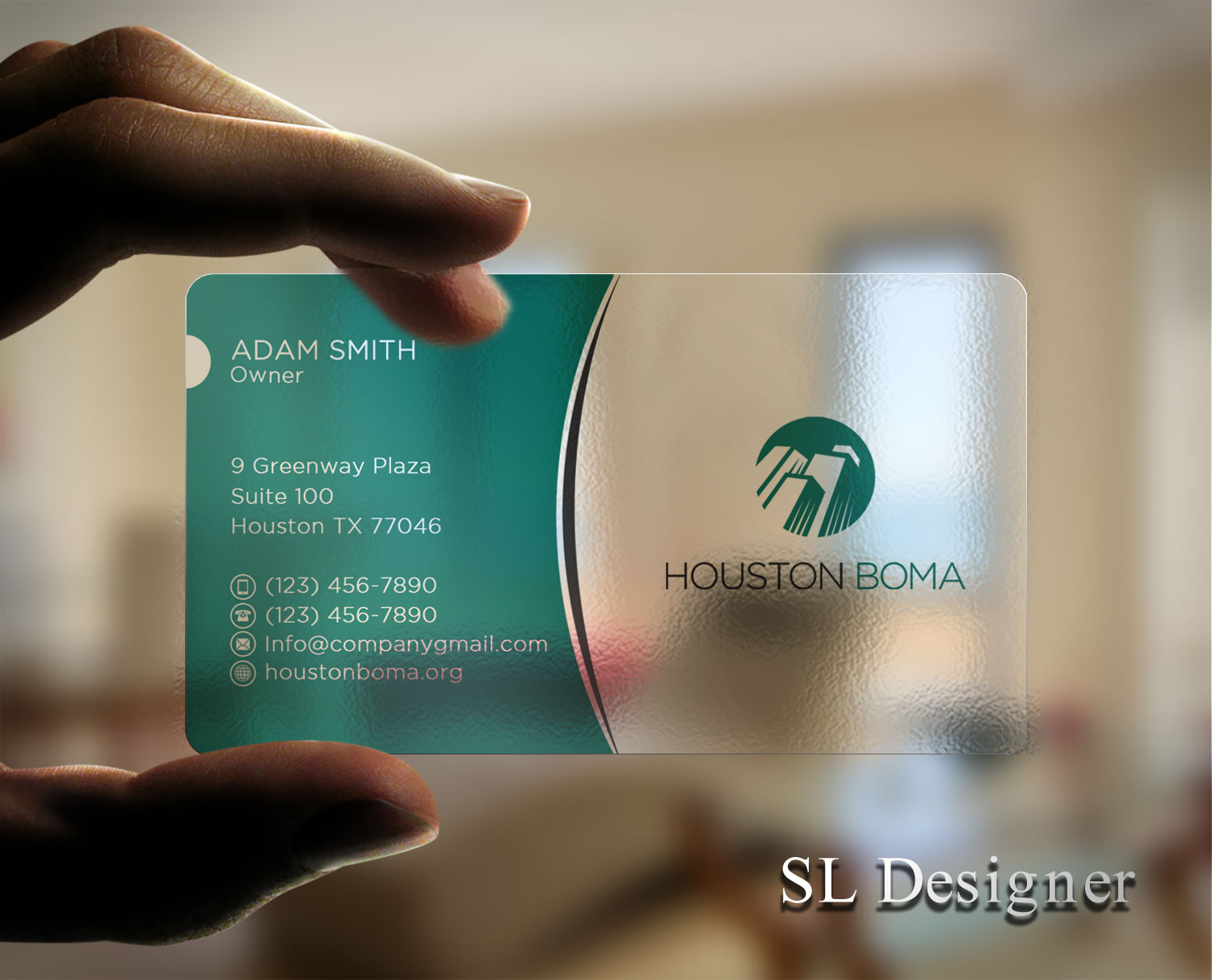 Business Card Design by SL Designer for Houston BOMA | Design #16964824
