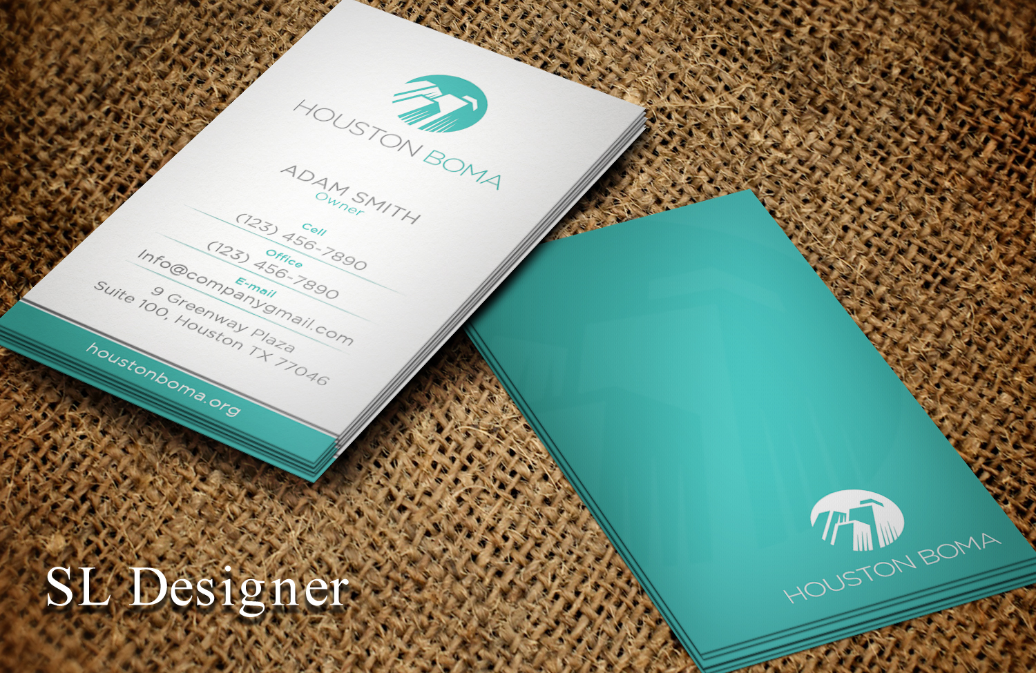 Design de Carte de Visite par SL Designer pour Houston BOMA | Design #16964825