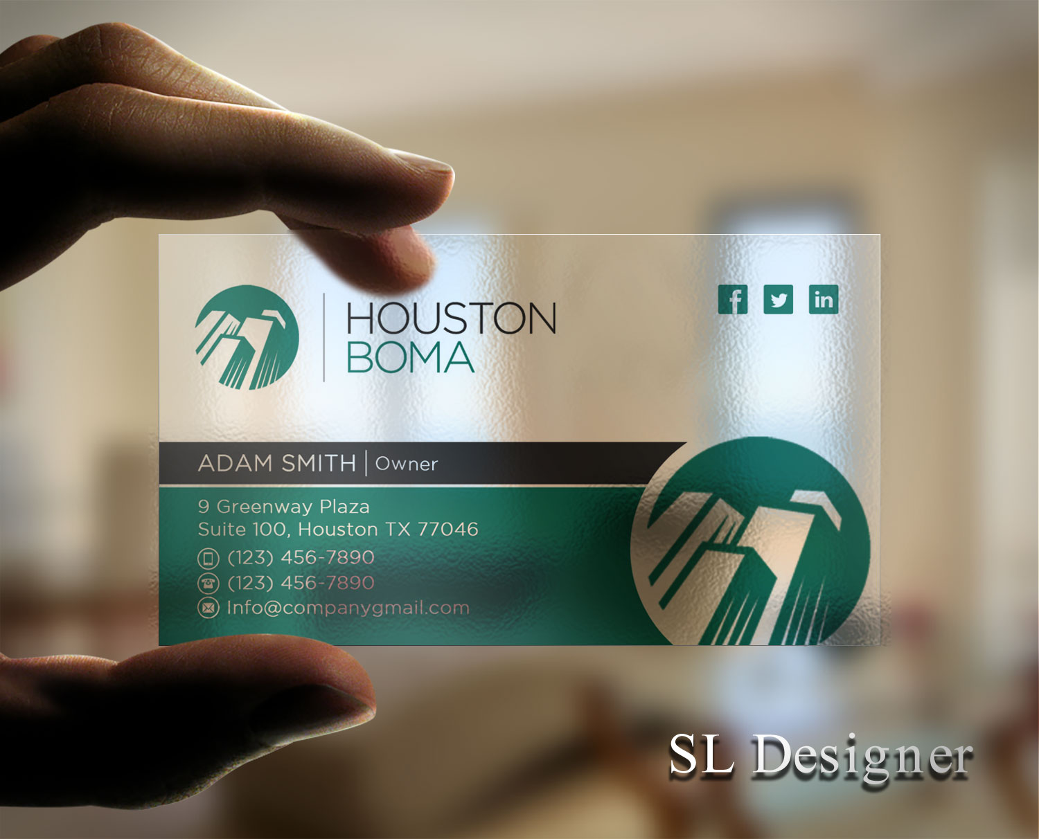 Business Card Design by SL Designer for Houston BOMA | Design #16964837