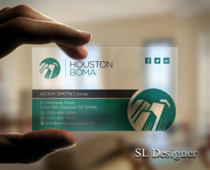 Design de Carte de Visite par SL Designer pour Houston BOMA | Design : #16964837