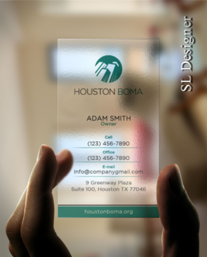 Design de Carte de Visite par SL Designer pour Houston BOMA | Design : #16964838