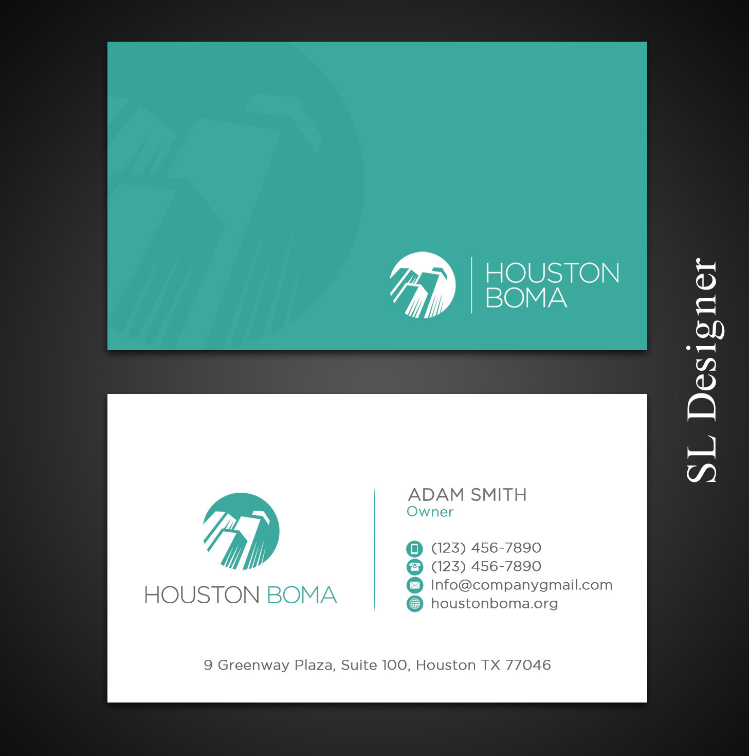 Design de Carte de Visite par SL Designer pour Houston BOMA | Design #16964839