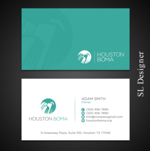 Design de Carte de Visite par SL Designer pour Houston BOMA | Design : #16964839