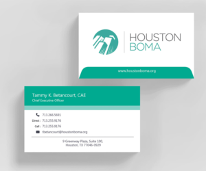 Business Card Design by M6G for Houston BOMA | Design: #16986386