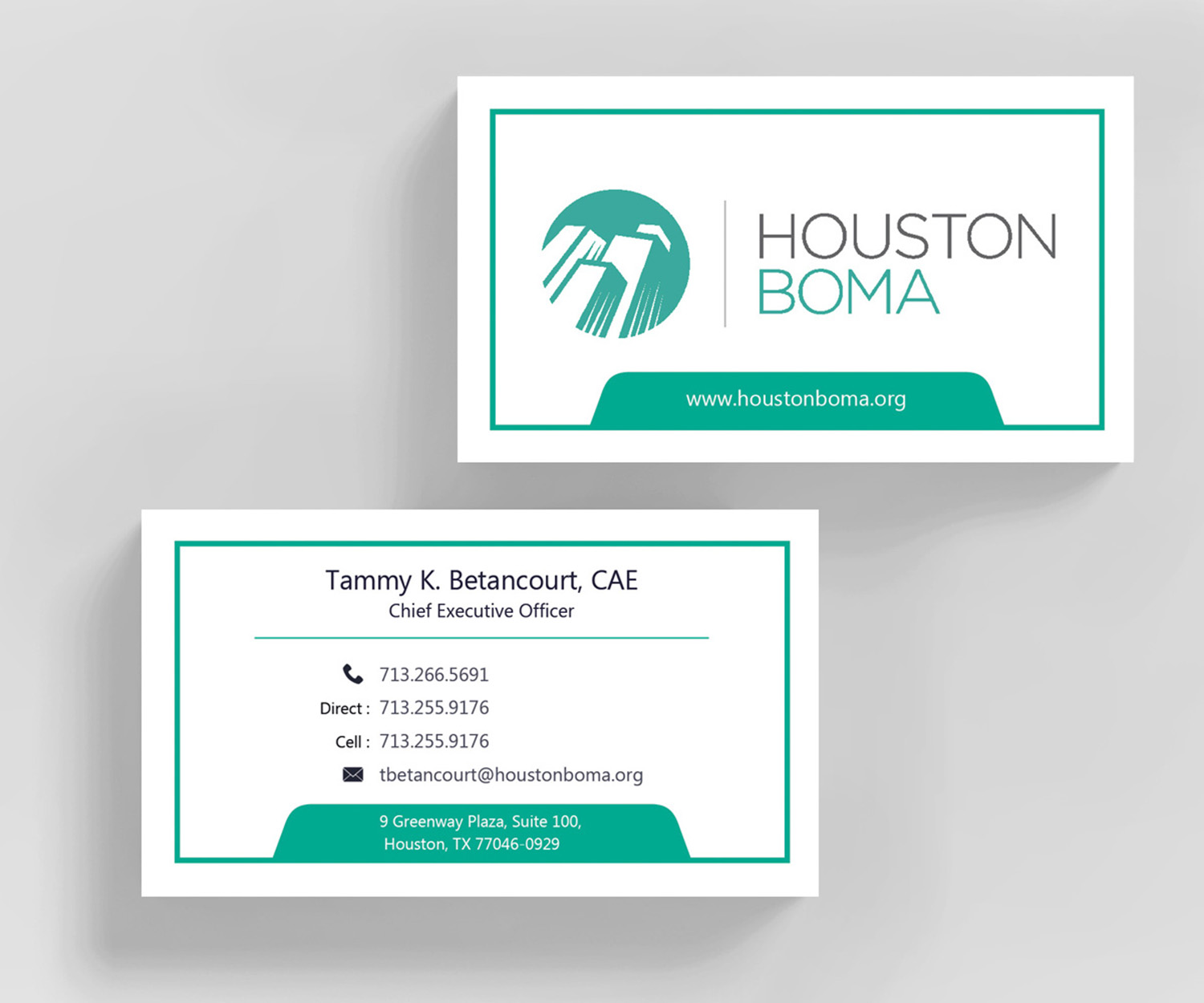 Business Card Design by M6G for Houston BOMA | Design #16986462