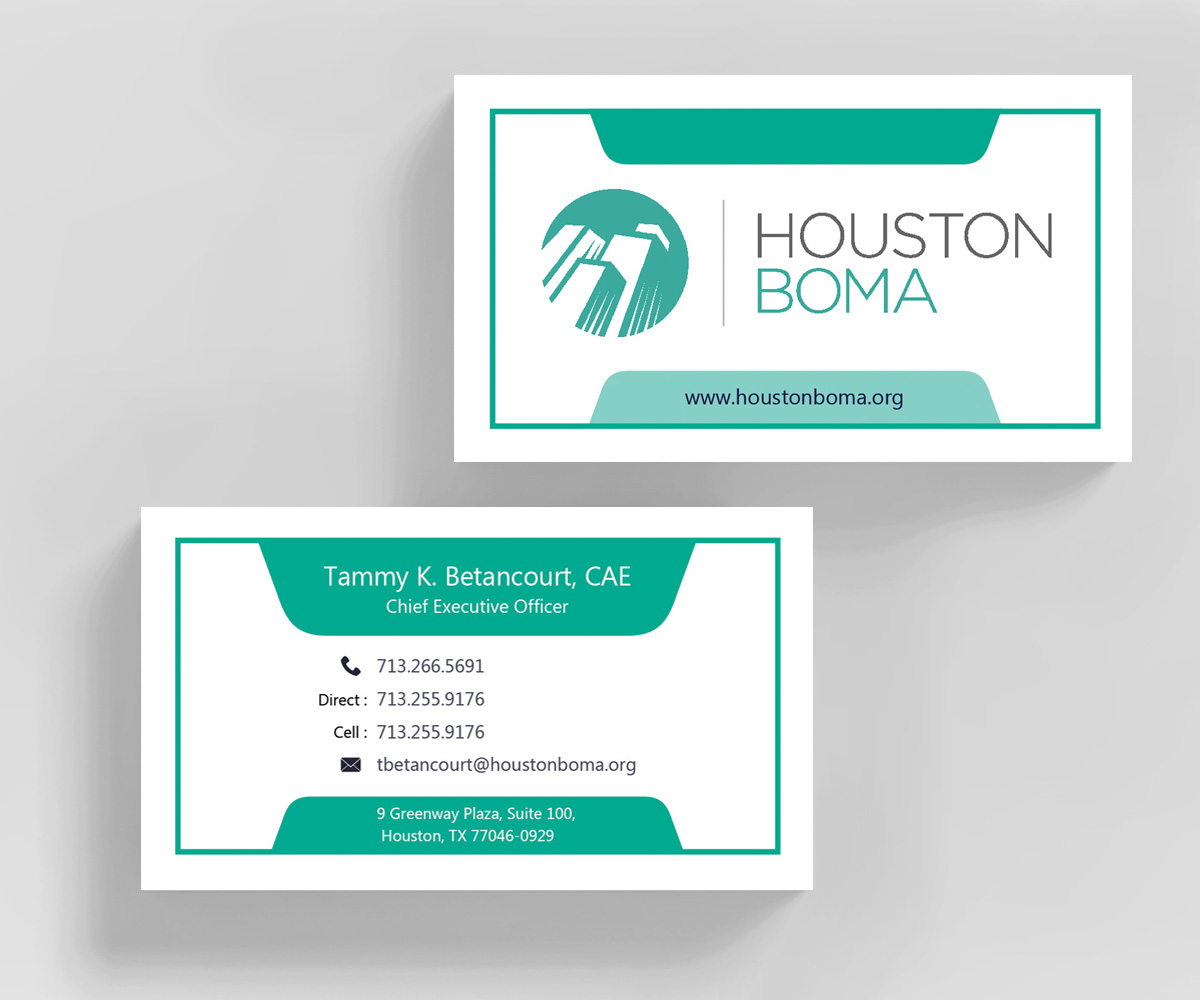 Design de Carte de Visite par M6G pour Houston BOMA | Design #16986492