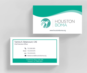 Design de Carte de Visite par M6G pour Houston BOMA | Design : #16986572