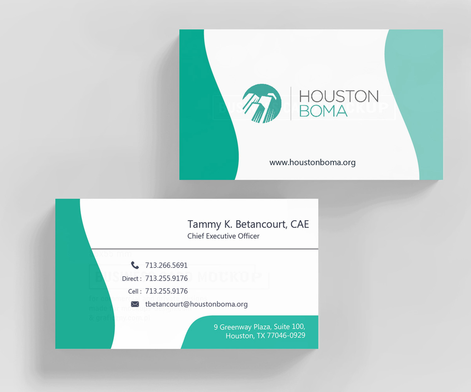 Design de Carte de Visite par M6G pour Houston BOMA | Design #16986624