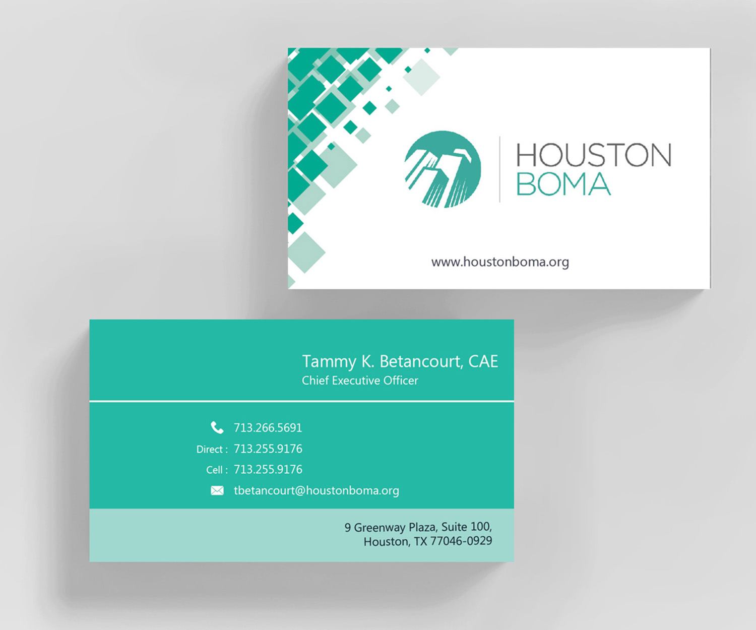 Business Card Design by M6G for Houston BOMA | Design #16986635