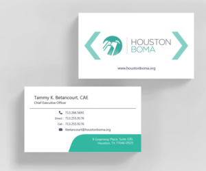 Design de Carte de Visite par M6G pour Houston BOMA | Design : #16986658