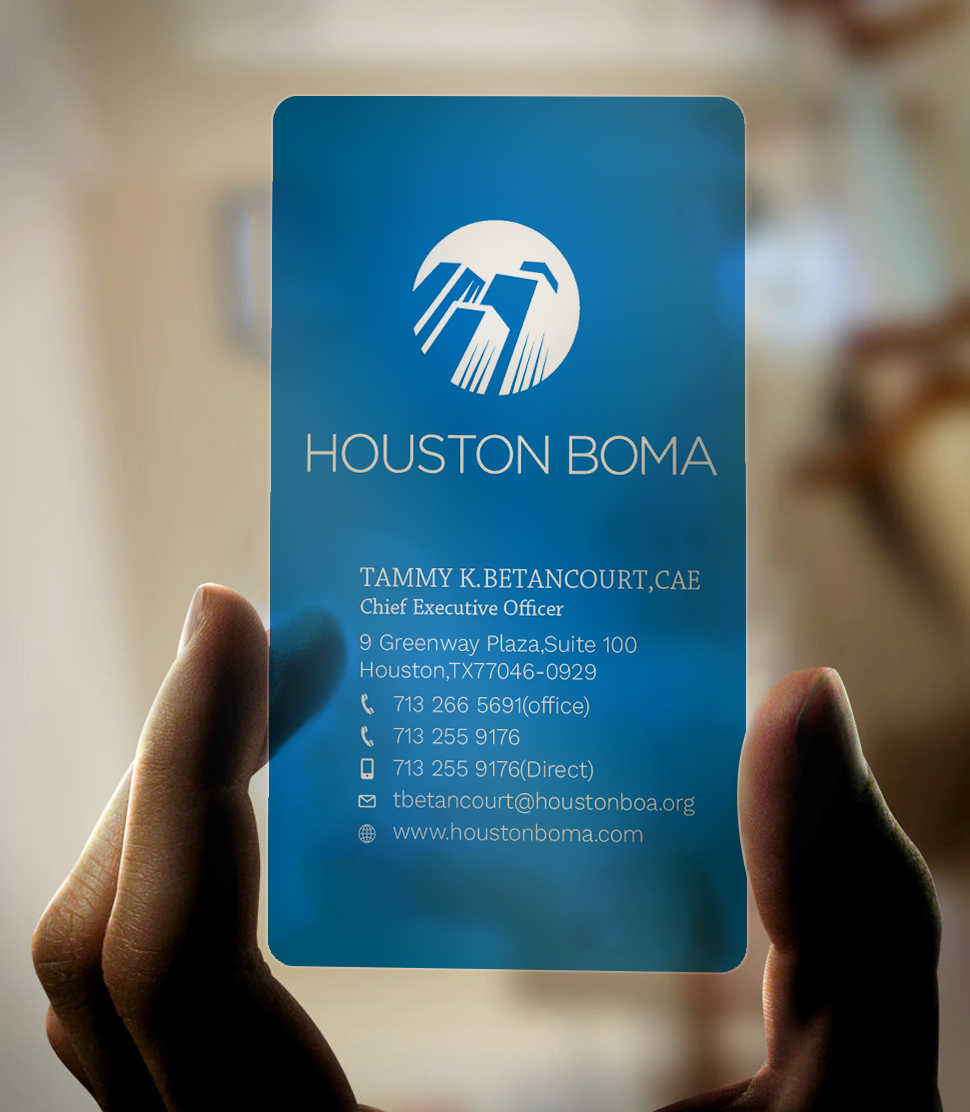 Business Card Design by Graphic Flame for Houston BOMA | Design #16992535