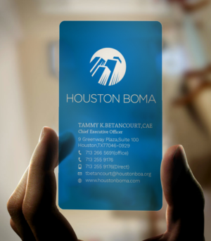 Design de Carte de Visite par Graphic Flame pour Houston BOMA | Design : #16992535